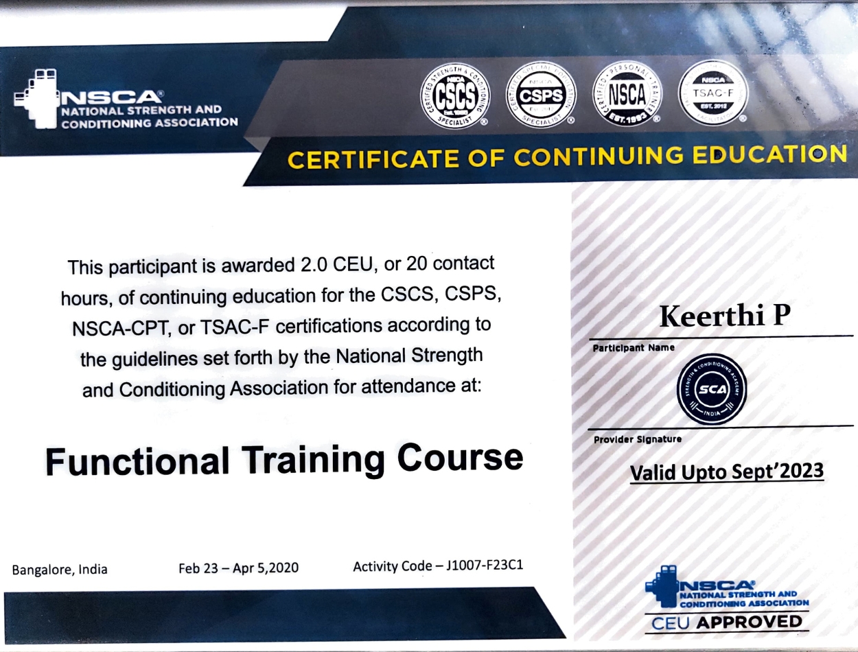 NSCA Certification